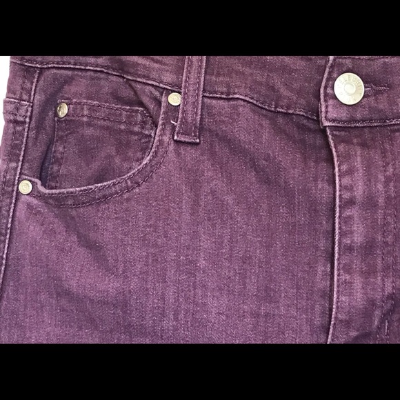 Celebrity Pink Womens Ankle Skinny Jeans Purple - Picture 5 of 9